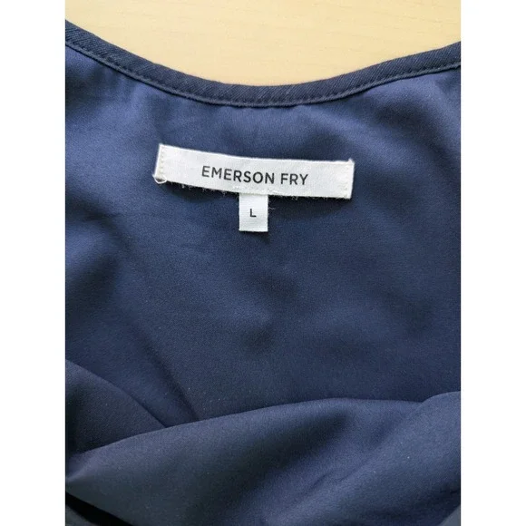 Emerson Fry Livia Maritime Nautical Adjustable Blue Removable Tie Sun Dress - Picture 7 of 11